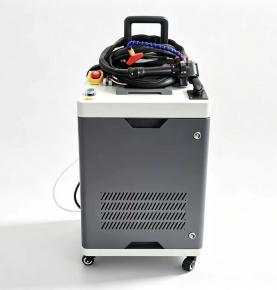 Trolley Case Pulse Laser Cleaning Machine For Metal Wood Stone Clean